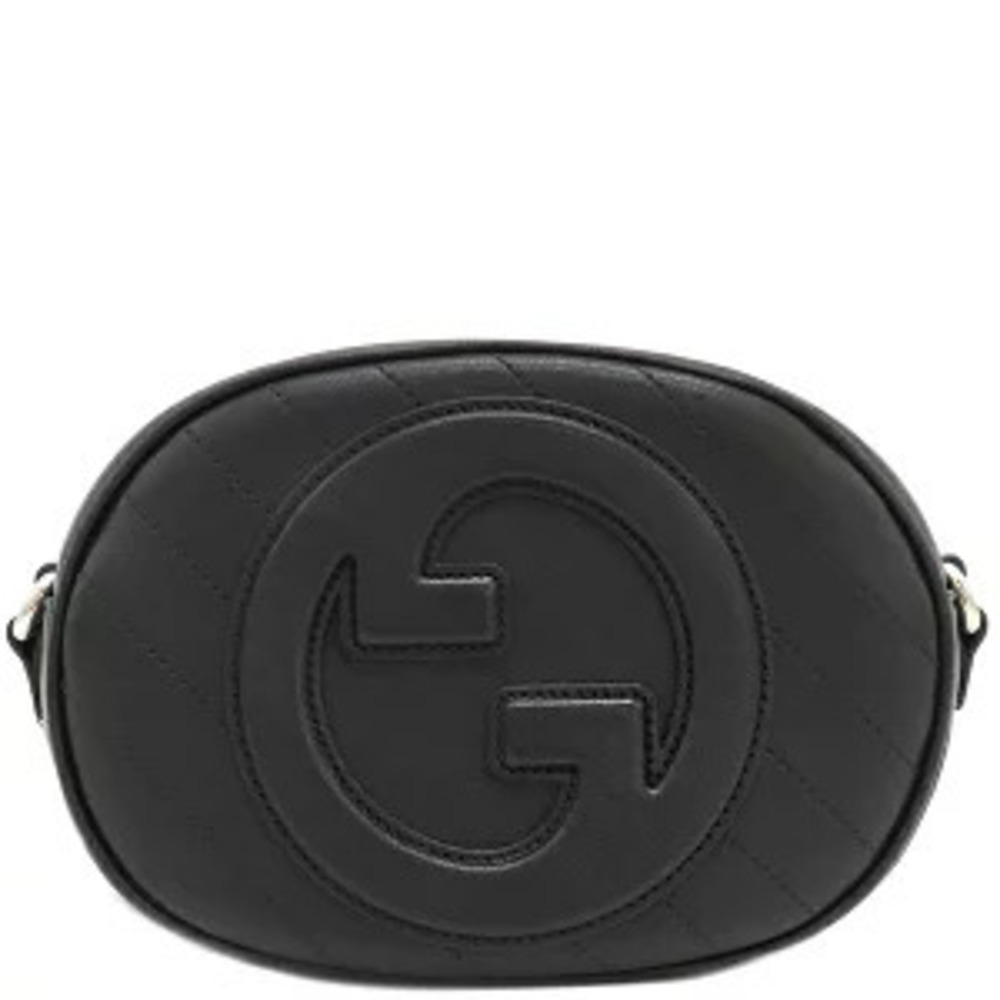 Gucci Shoulder Bag Blondie Leather Black
